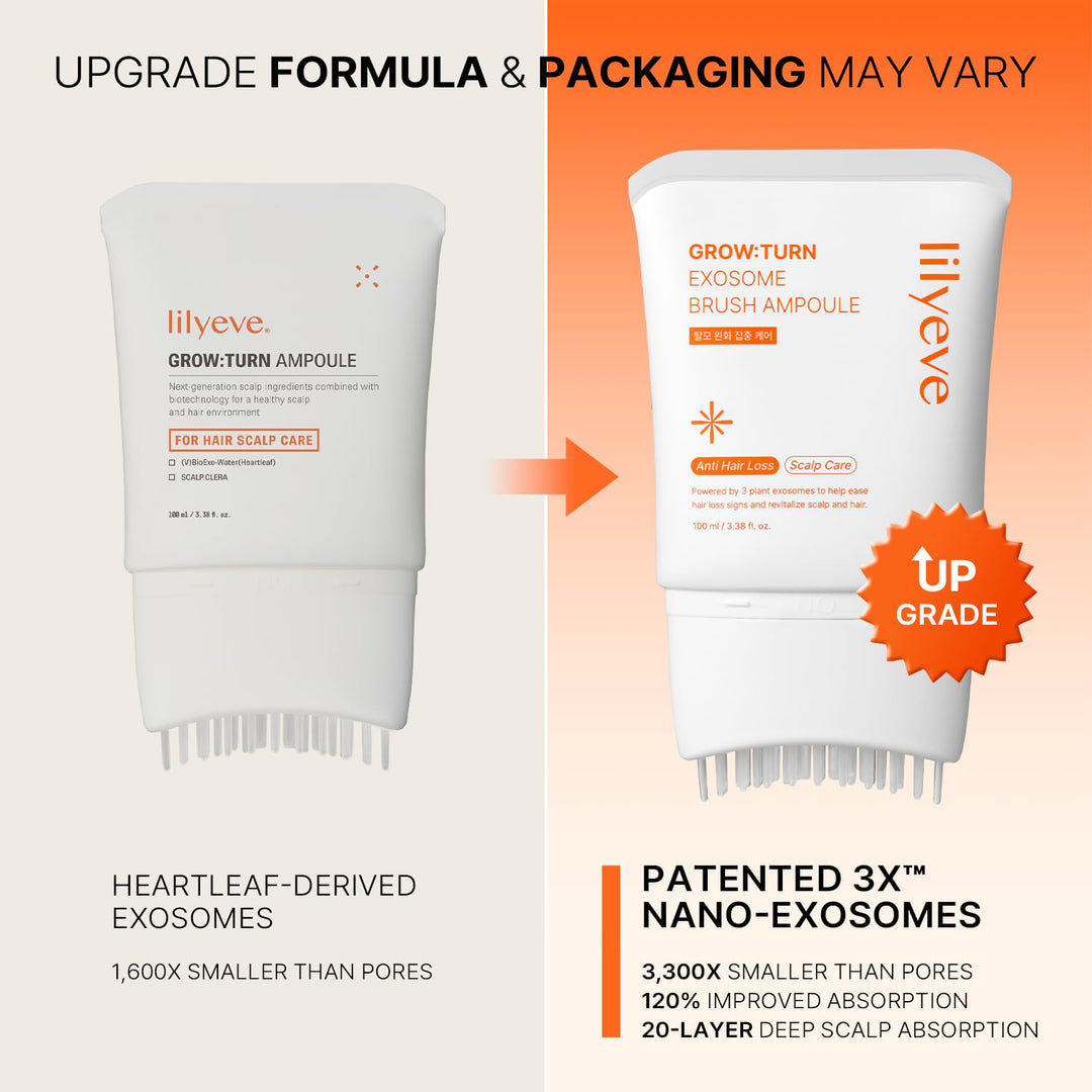lilyeve GROWTURN Suero de Crecimiento Capilar con Cepillo Integrado...