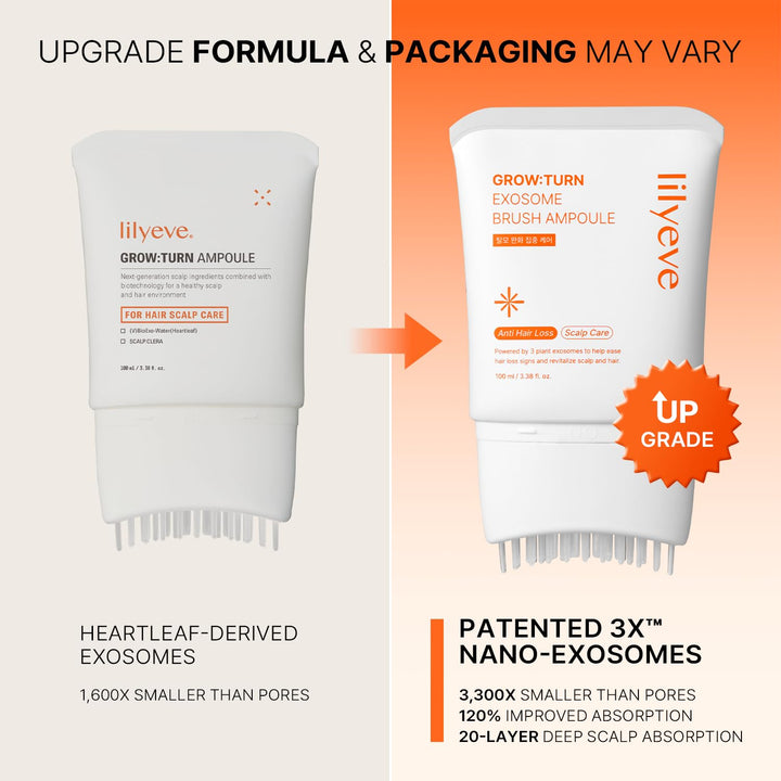lilyeve GROWTURN Suero de Crecimiento Capilar con Cepillo Integrado...