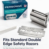 Personna GEM Platinum Diamond Glide - Cuchillas de afeitar de doble...