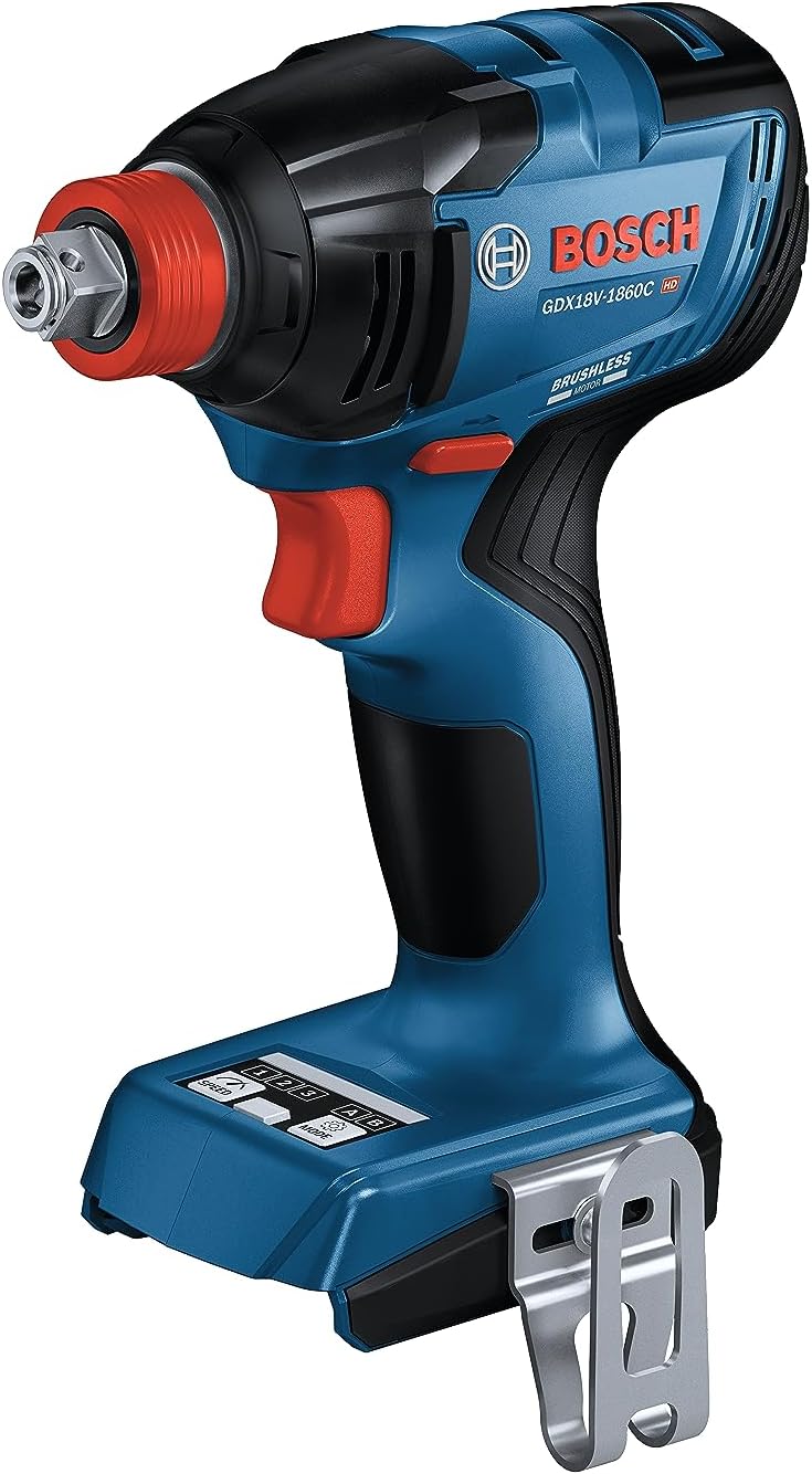 Bosch GDX18V-1860CN 18V conectado-listo dos en uno de 1/4 pulgadas y 1/2