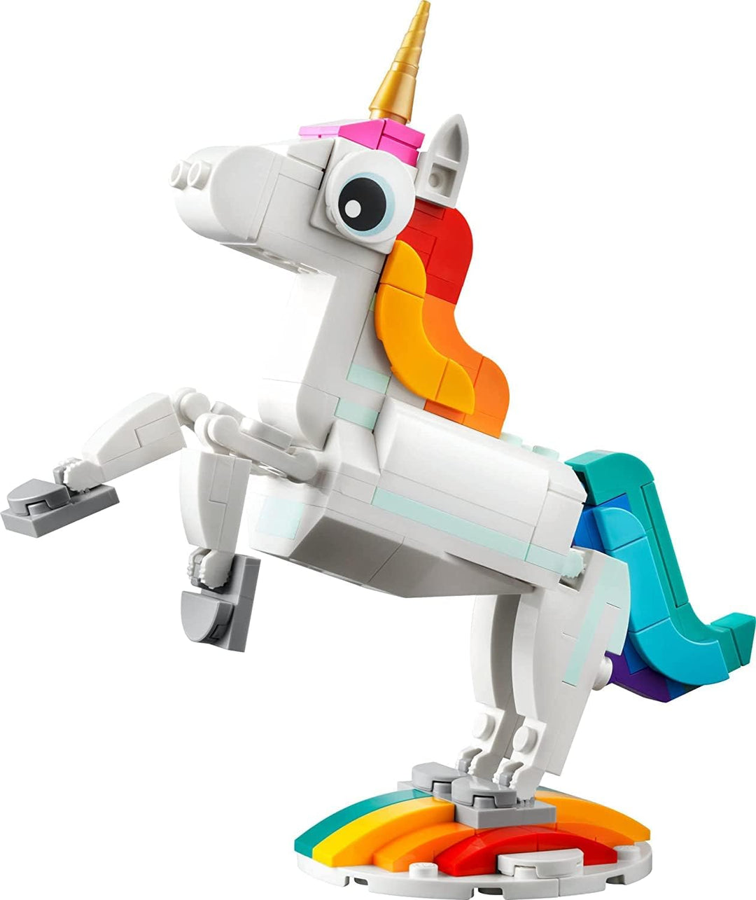 Lego Creator 31140 - Juguete mágico de unicornio 3 en 1 se