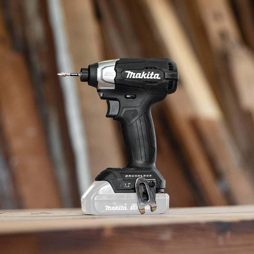 Makita XDT18ZB 18V LXT - Destornillador de impacto inalámbrico subcompacto sin escobillas de iones de litio de 18 V, solo herramienta, negro