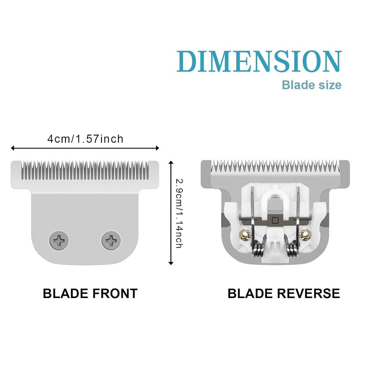 Cuchilla de repuesto desmontable T-Blade compatible con recortadora...