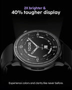 Cubitt AURA 2 Smartwatch, pantalla AMOLED de 1.43”, GPS conectado al teléfono, asistente VITA AI, entrenador AI, puntuaciones de preparación y sueño, más de 100 modos deportivos, resistente al agua 3ATM, hasta 8 días de batería