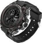 Relojes deportivos para hombre al aire libre, impermeable, militar, fecha, tácticas, LED, alarma, cronómetro