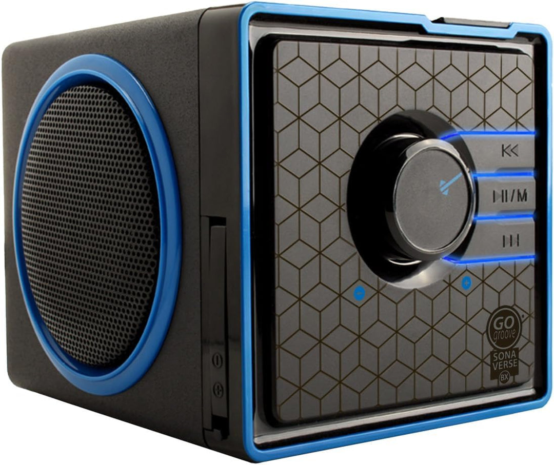 GOgroove SonaVERSE BX - Altavoz portátil con cable y reproductor de...
