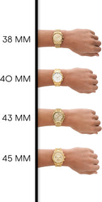 Michael Kors MK9122 - Slim Runway Reloj de Acero Inoxidable Dorado Beige con Tres Manecillas
