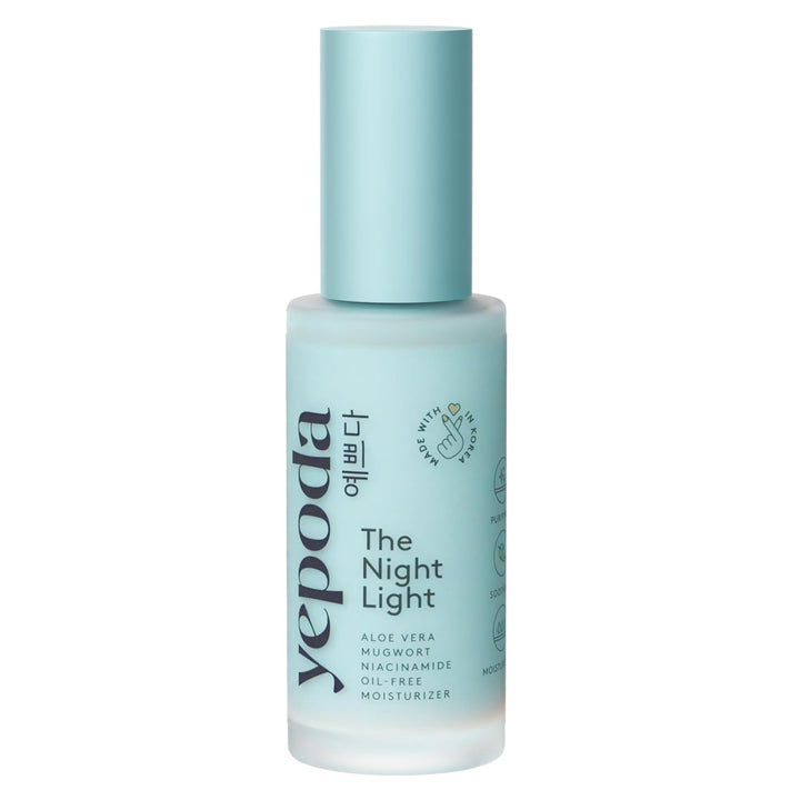 Yepoda The Night Light, hidratante de noche calmante y aclarante si...