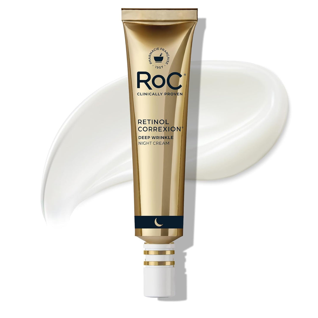 RoC Retinol Correxion Crema de noche para arrugas profundas, tratam...
