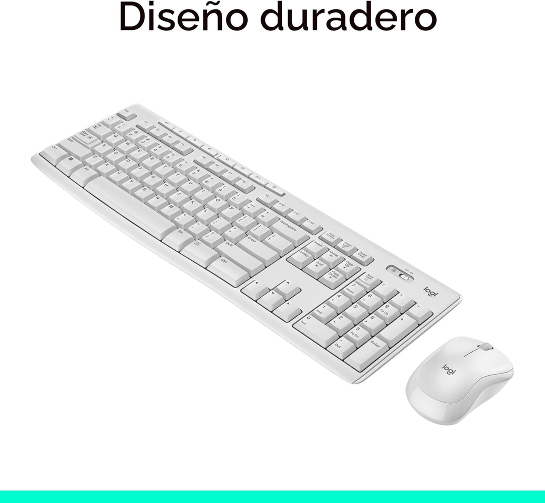 Logitech MK270 Combo de teclado y mouse inalámbricos para Windows,...