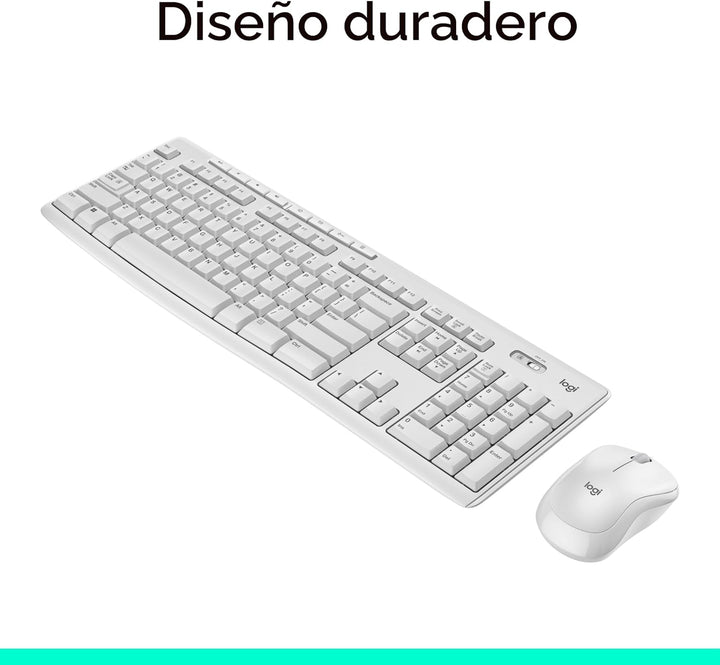 Logitech MK270 Combo de teclado y mouse inalámbricos para Windows,...