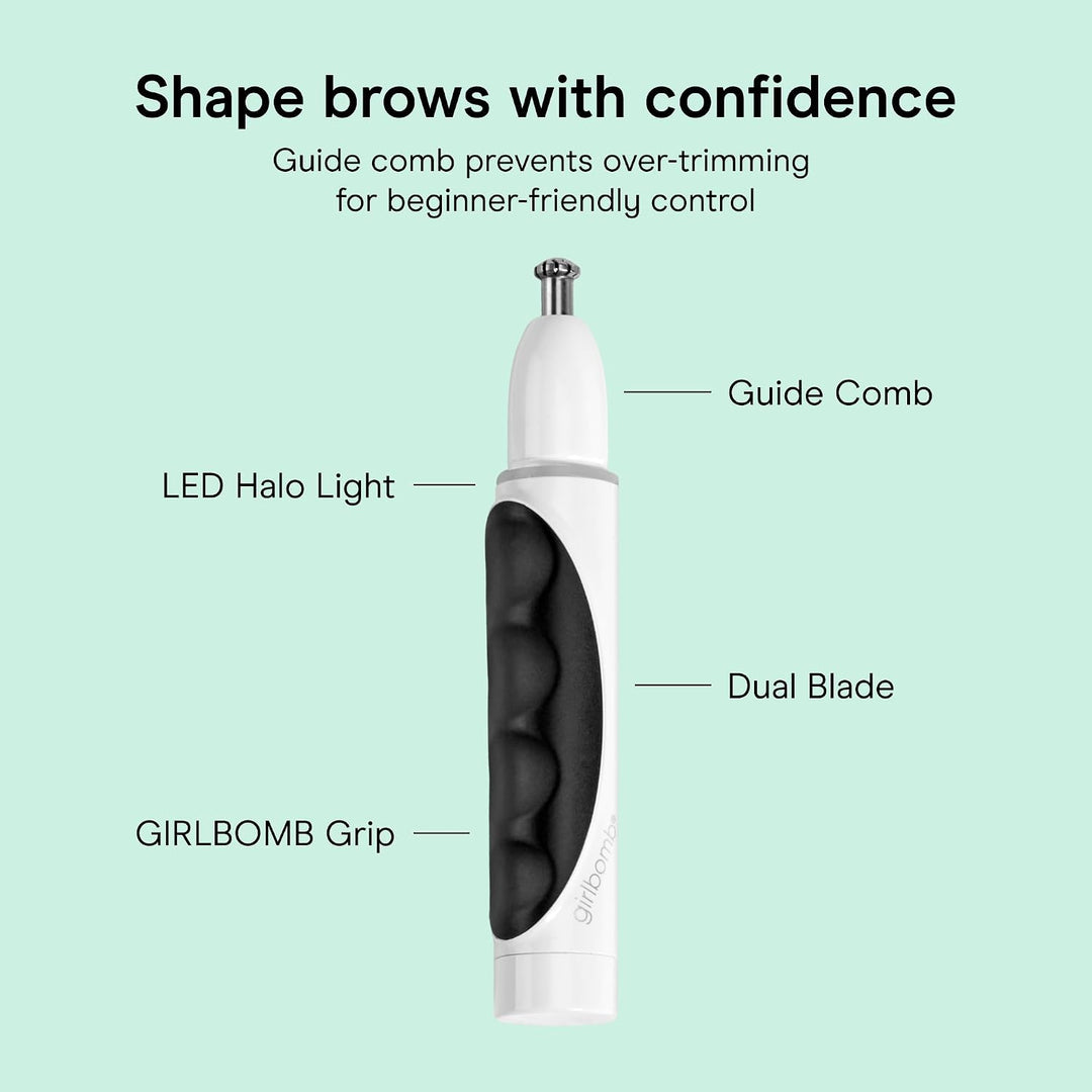Conair GIRLBOMB Recortador de Pelo de Nariz para Mujeres, Eliminaci...