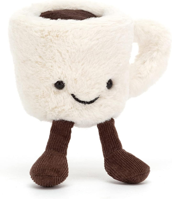 Jellycat Amuseables Taza de Café Expreso Juguete de Peluche, 4 pulg...