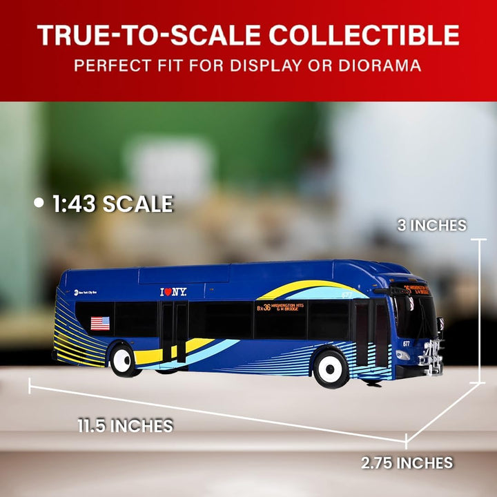 Iconic Replicas Banco de autobuses de tránsito NFI