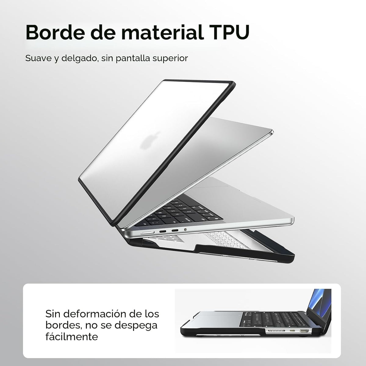 BlueSwan Funda rígida antigrietas para MacBook Pro de 16 pulgadas,...
