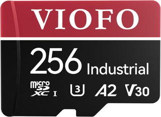 VIOFO Tarjeta microSD de grado industrial de 256 GB, tarjeta de mem...