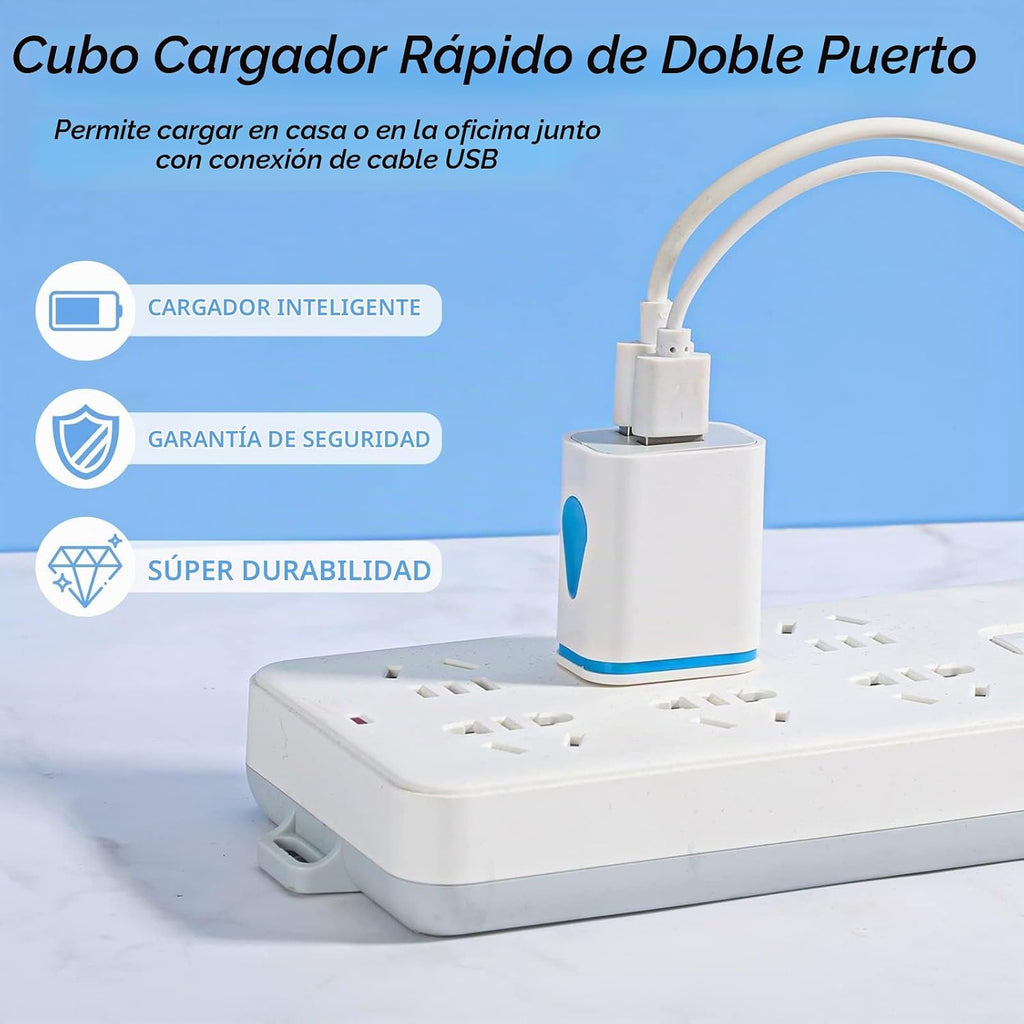 Xuhal 12 piezas USB bloque de cargador de pared USB a granel cubo de