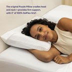 Purple Almohada - Rejilla GelFlex, soporte ergonómico de enfriamiento para