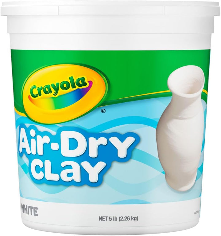 Crayola - Arcilla blanca natural de secado al aire para
