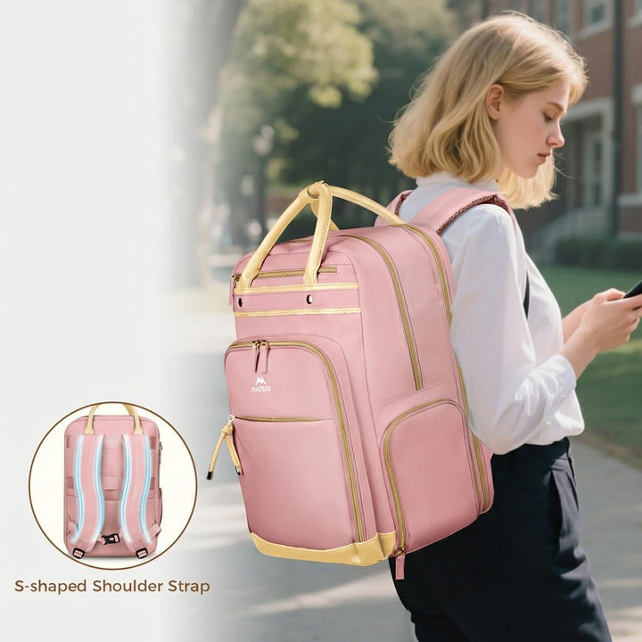 Matein - Mochila de almuerzo para mujer, mochila para maestra con c...