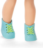 American Girl, AG Sisters Jozette - Muñeca con ojos azules, cabello rubio largo ondulado con reflejos azules, 14.5 pulgadas, a partir de 4 años (exclusivo de Amazon)