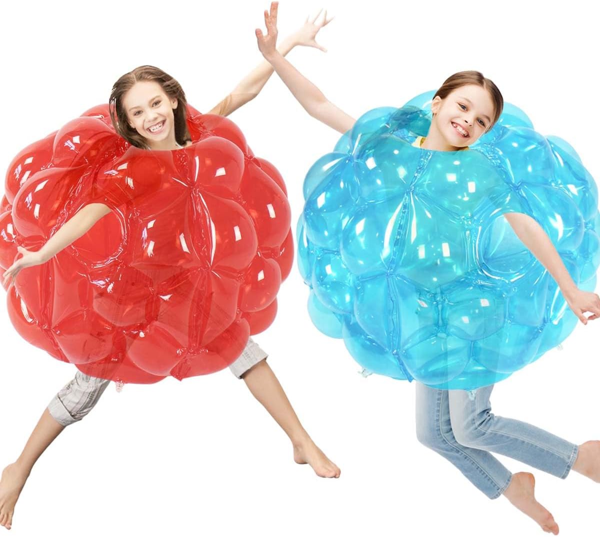 ZHUYNXIR 2 bolas de sumo para niños, bola de tolva de parachoques para niños, bolas de sumo para niños, bola de burbujas de sumo para niños al aire libre para juegos en equipo para niños a partir de 3