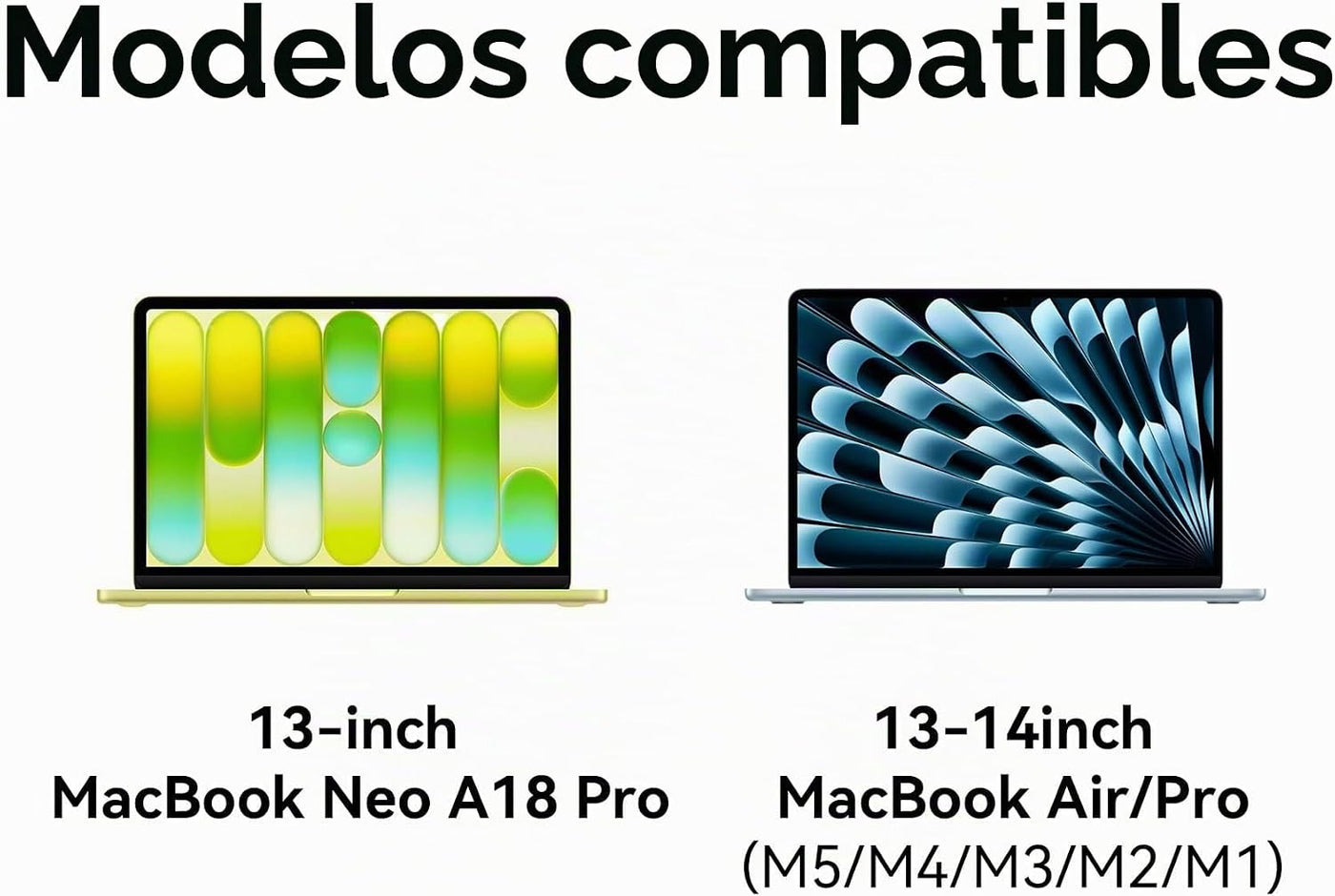 Omnpak Funda para laptop MacBook Air M5 de 13 pulgadas, MacBook Neo...