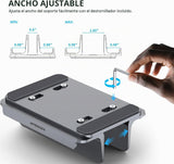 YICOSUN Soporte vertical de aluminio para portátil de 3 ranuras par...