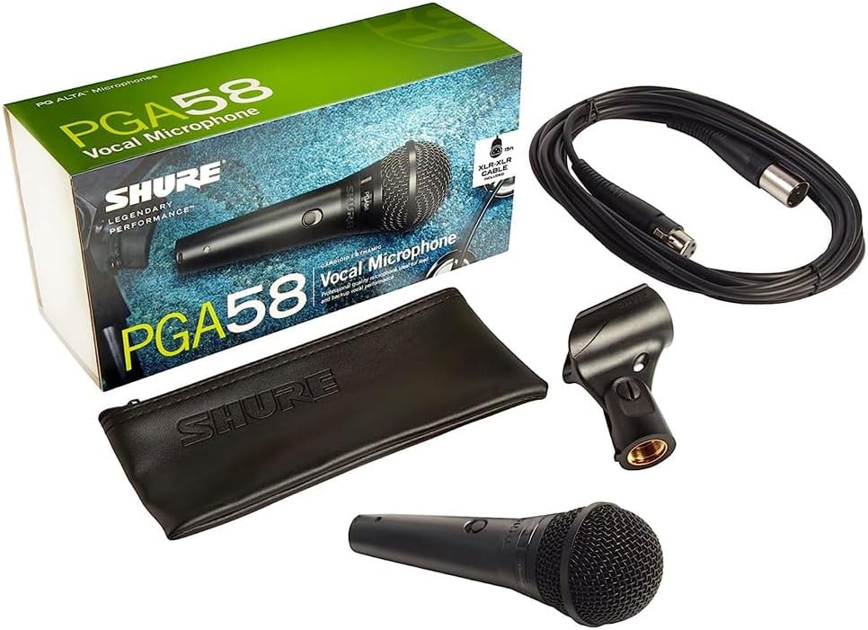 Shure - micrófono cardioide, vocal dinámico sin cable