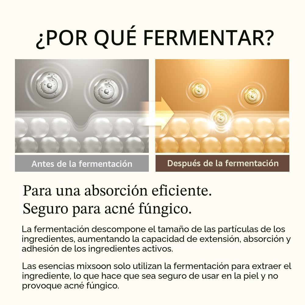 mixsoon Esencia de Frijol - Exfoliante, Hidratante, Extracto de Fri...