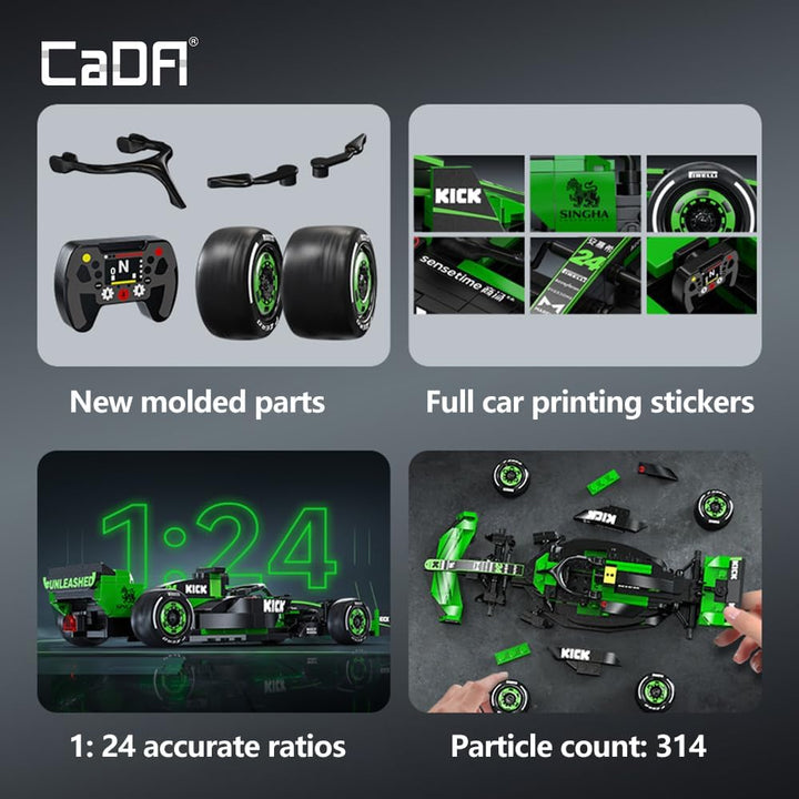 CaDA C55032W Kick Sauber F1 Team C44 Juego de construcción