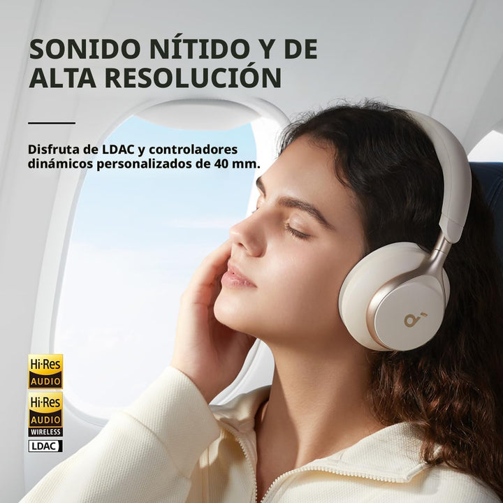 Soundcore de Anker, Space One, Auriculares con cancelación a