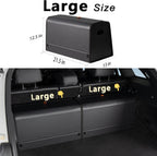 Organizadores de maletero para automóvil, organizadores de automóvil y almacenamiento para SUV, tapa magnética con almacenamiento plegable, gran capacidad para SUV, camión, MPV (L-21.5 x 13 x 12.5 pulgadas)
