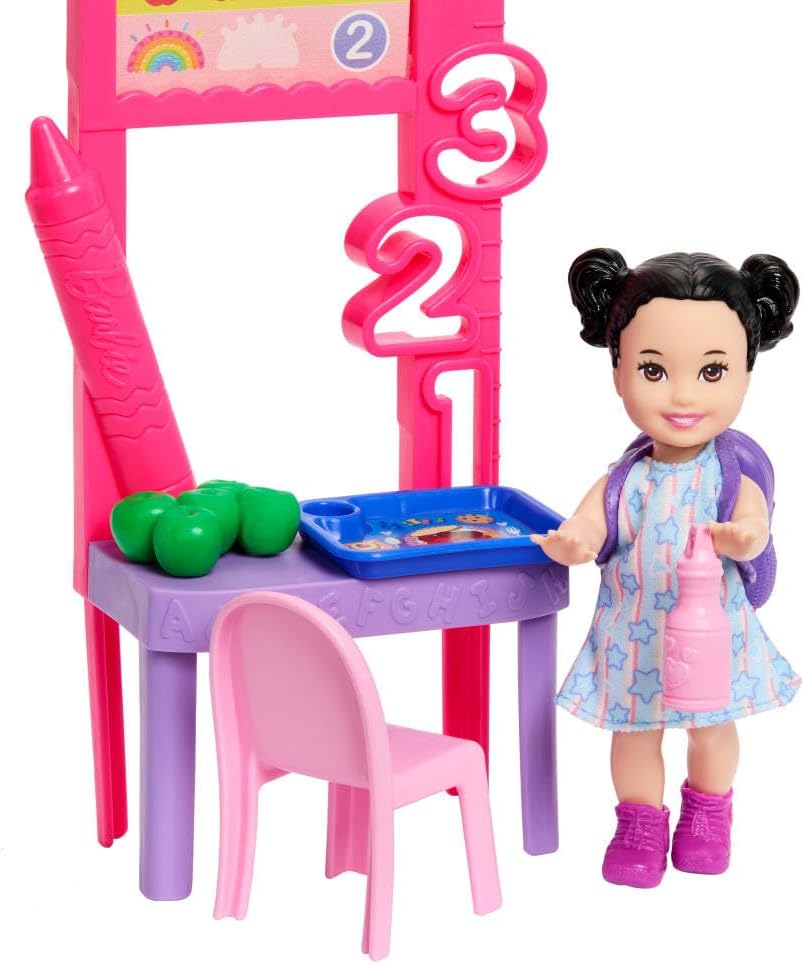 Barbie Juego de profesores de carreras con muñeca de moda