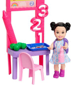 Barbie Juego de profesores de carreras con muñeca de moda