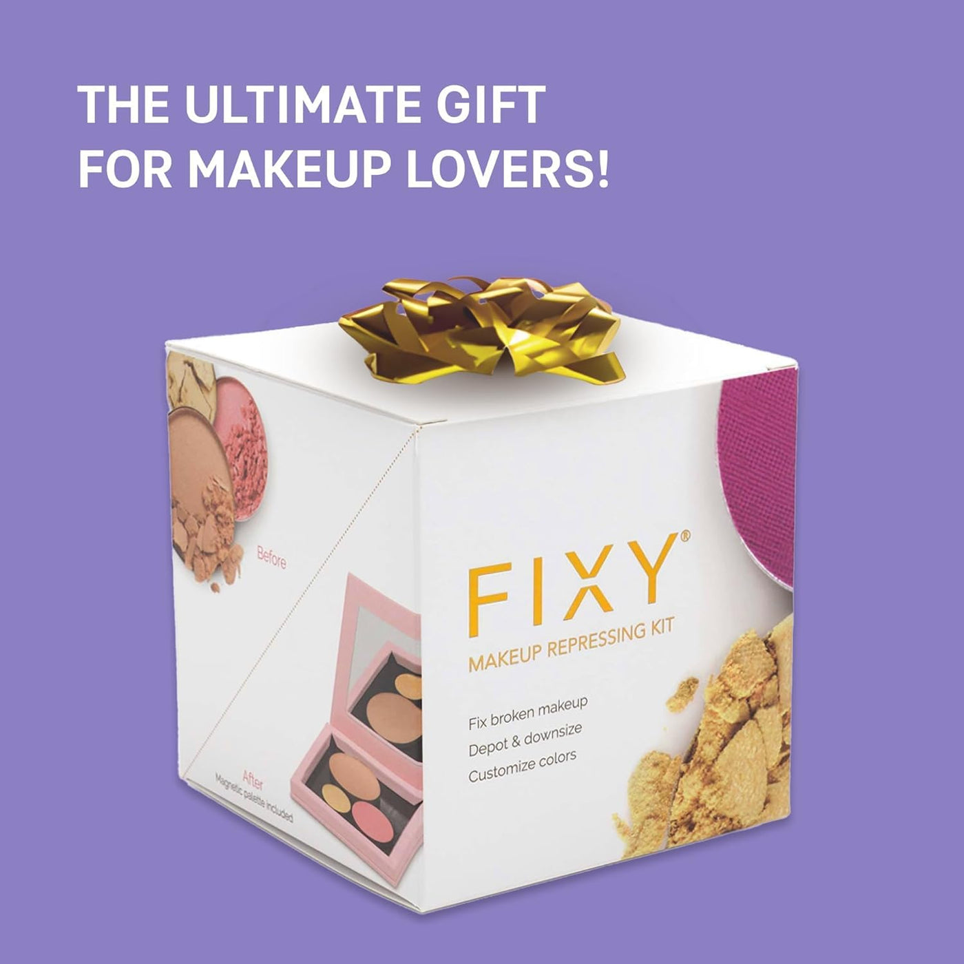 FIXY Kit de reparación de maquillaje, herramienta de represión para...
