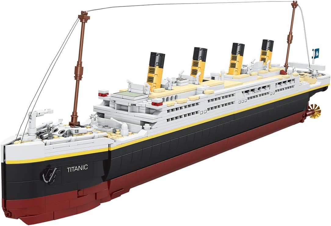 dOvOb Titanic - Juego de bloques de construcción modelo 2022, ladrillos compatibles con las principales marcas