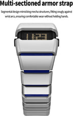 MASTOP Reloj digital único para hombre, reloj de pulsera punk retro