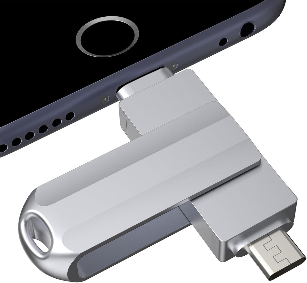 Unidad flash USB C de 64 GB para iPhone Photo Stick, unidad flash U...