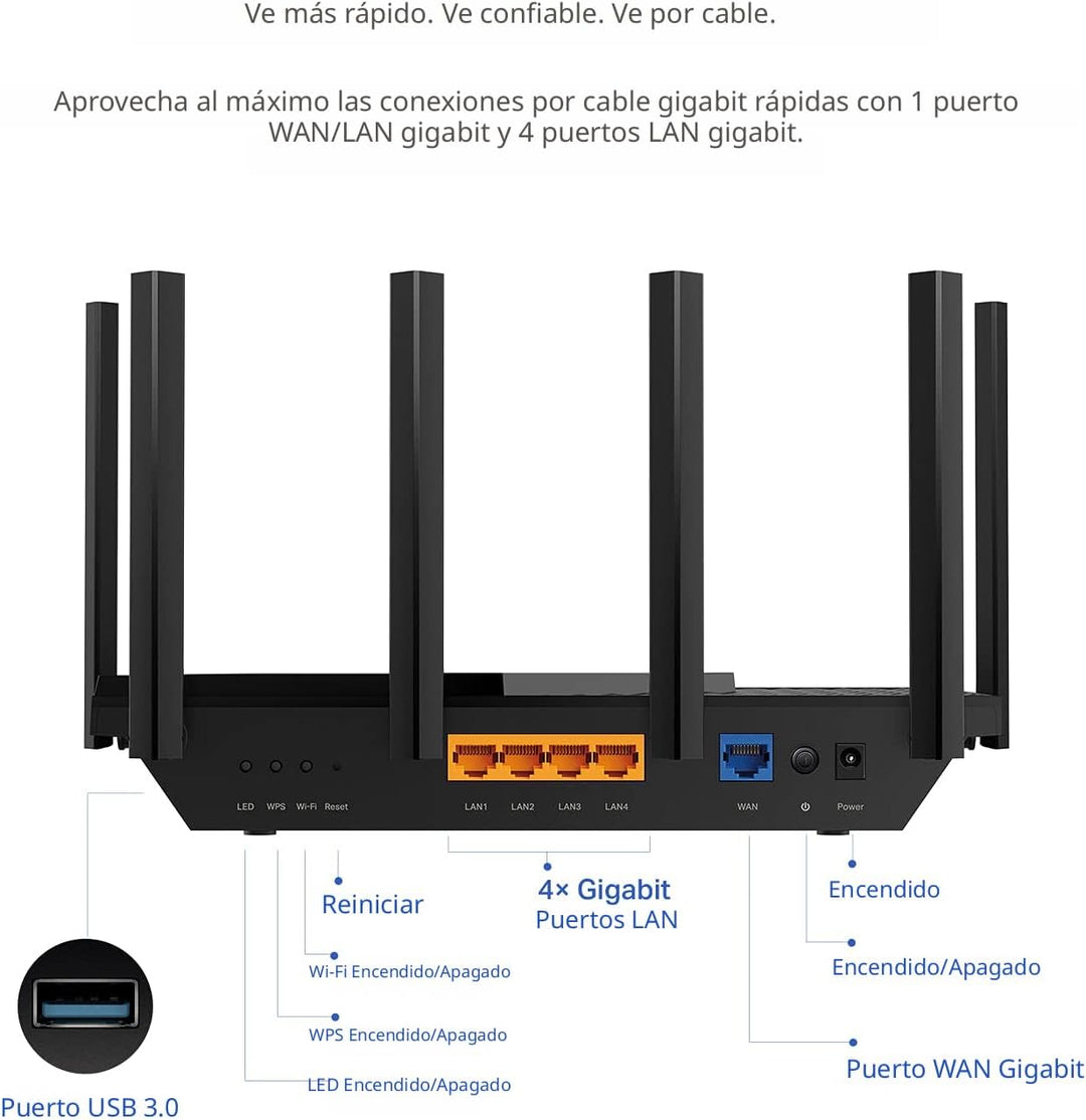 TP-Link AX5400 WiFi 6 Router (Archer AX73) - Router de Internet ina...