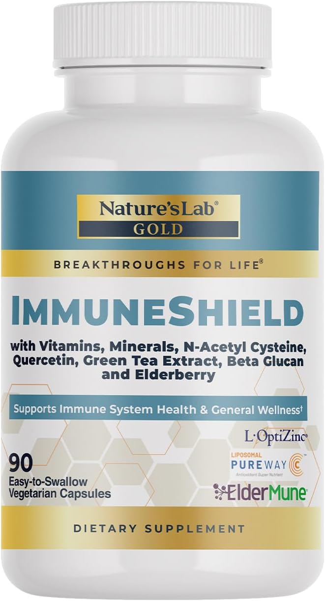 Nature's Lab Gold ImmuneShield - Apoya la salud del sistema inm...