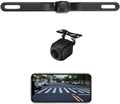 Cámara de respaldo inalámbrica AHD 1080P Cámara de matrícula para iPhone iPad Android Teléfonos inteligentes Visión nocturna clara IP68 impermeable vista trasera/frontal cámara inversa para sedanes