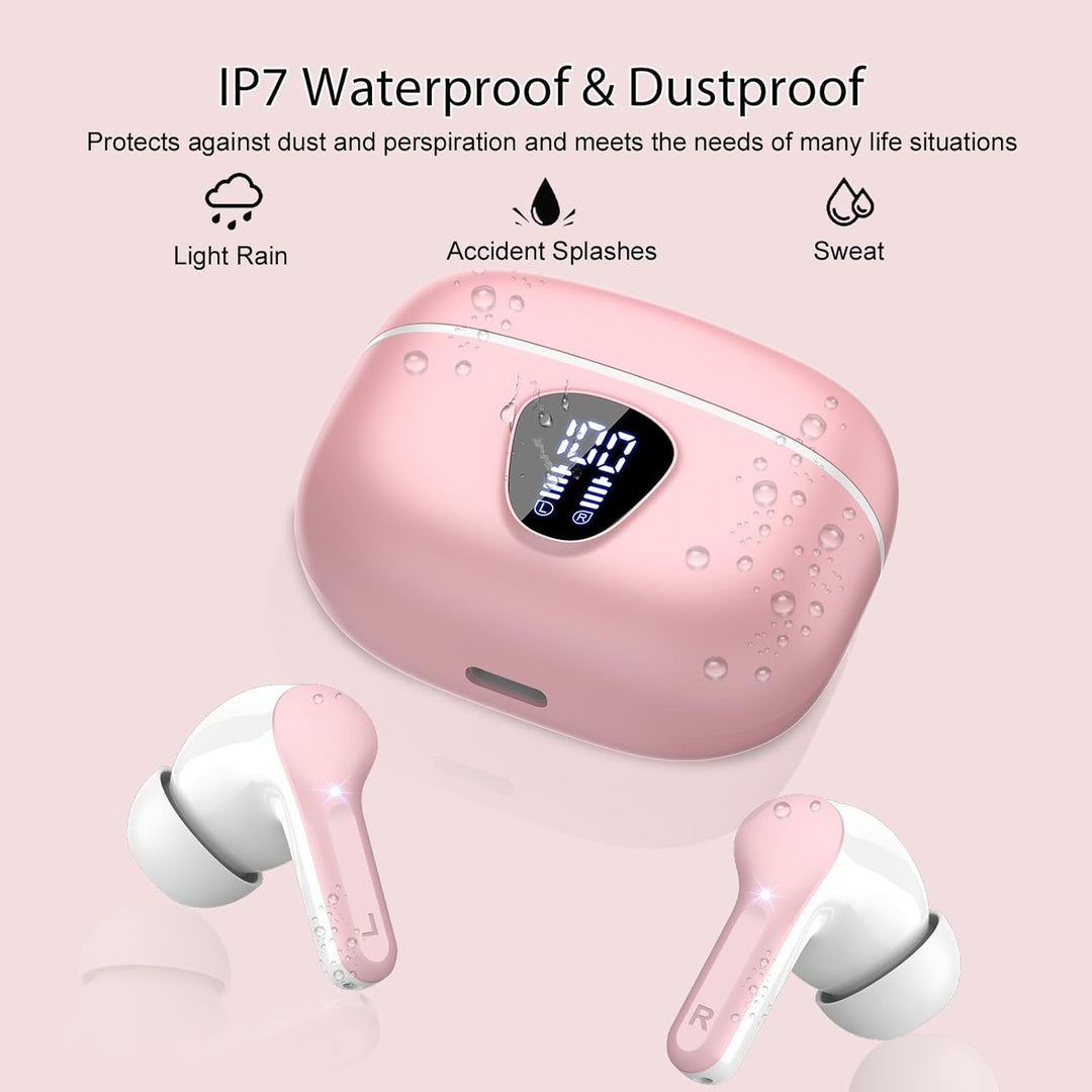Auriculares inalámbricos, auriculares Bluetooth 5.4 HiFi estéreo, a...