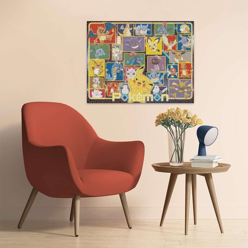 Ravensburger - Rompecabezas para adultos de 2000 piezas - Pokemon luminoso - A partir de 14 años - Calidad premium fabricado en Europa - Diversión y acción - 12001130, amarillo