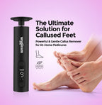 Kit de removedor eléctrico de callos para pies y lima de uñas, herramientas de pedicura recargables 2 en 1 para pies impecables, lima de pies profesional con 3 velocidades para eliminar la piel muerta, pedicura en casa