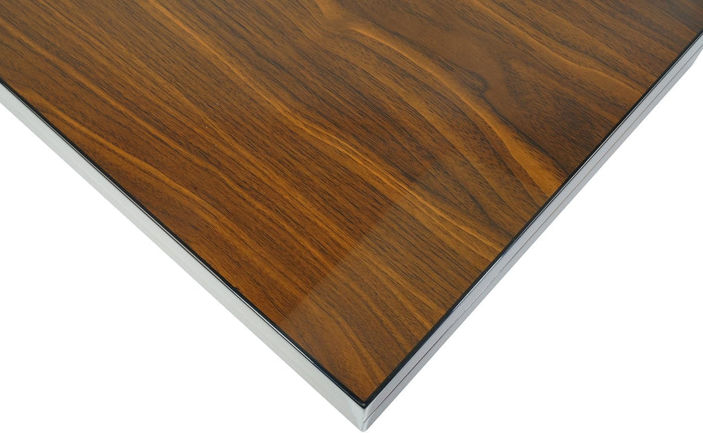 Juego de mesa de backgammon lacado de madera de lujo de 18 pulgadas con tazas de dados de cuero premium y fichas de juego acrílicas