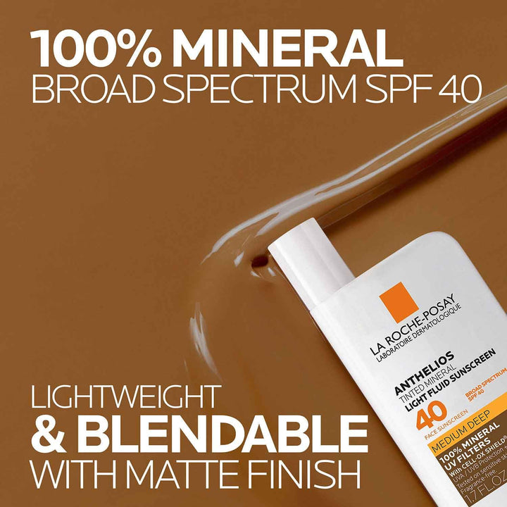La Roche-Posay Anthelios Sunscreen SPF 40, Ultra-Light Fluid Broad...