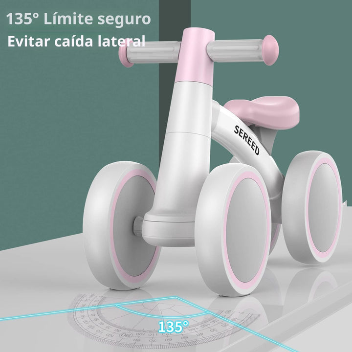 SEREED - Bicicleta de equilibrio para bebés de 1 año, niños y niñas...