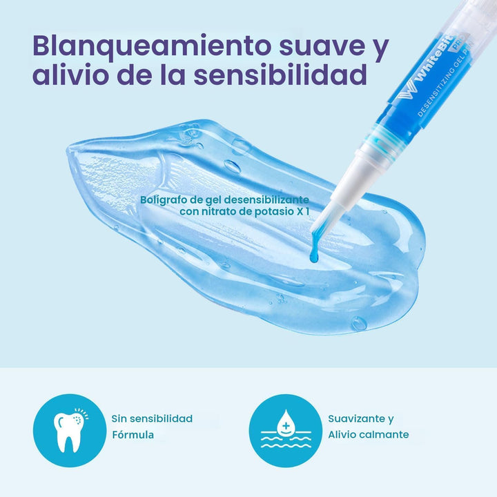 Kit blanqueador de dientes Whitebite Pro para dientes sensibles \u2...