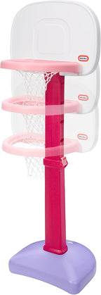 Little Tikes Easy Score - Juego de básquetbol, color rosa, exclusivo de Amazon, 22.00 pulgadas de largo x 23.75 pulgadas de ancho x 61.00 pulgadas de alto